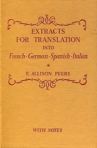 Extracts for Translation into French, German, Spanish, Italian Szuper akció