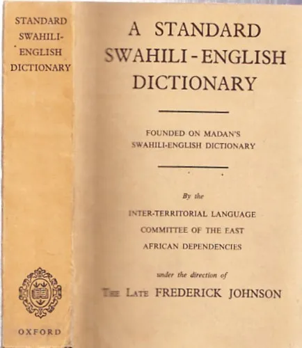 A standard swahili-english dictionary (angol-szuahéli szótár) Legkelendőbb