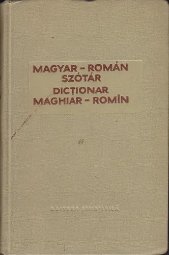 Outlet Magyar-Román szótár - Dictionar Maghiar-Romin