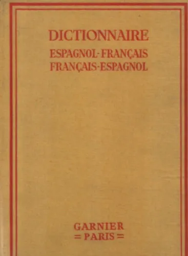 Olcsóbb Dictionnaire francais-espagnol; espagnol-francais