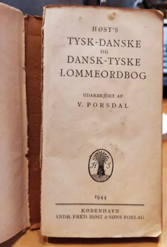 Host's Tysk-Danske og Dansk-Tyske Lommeordbog Gyors szállítás