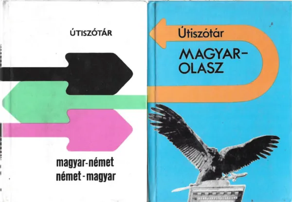 2 db Útiszótár, Magyar-német, német-magyar és magyar-olasz, olasz-magyar Ajánlat