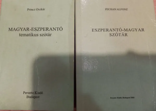 Csak ma magyar-eszperantó tematikus szótár+eszperantó-magyar szótár