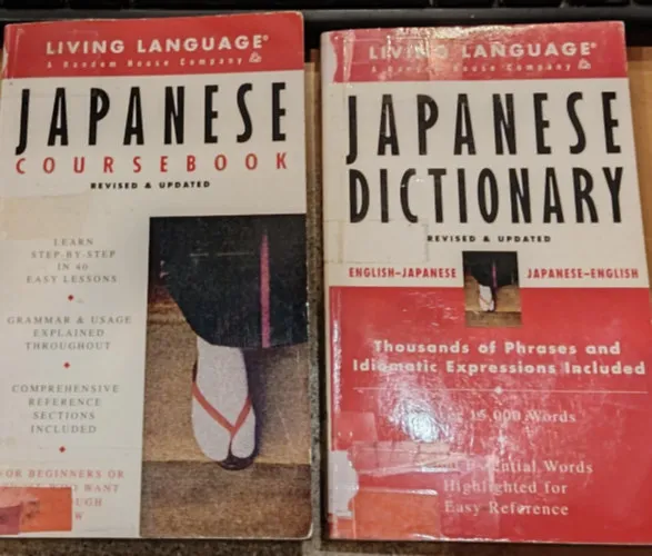 Népszerű 2 db Living Language - Revised & Updated: Japanese Coursebook + Japanese Dictionary