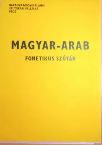 Magyar-Arab fonetkius szótár (8 oldalas). Biztonságos vásárlás