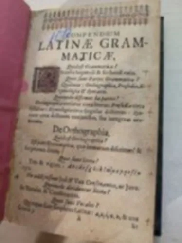 Compendum Latinae Grammatice (A latin nyelvtan rövid összefoglalása) Vásárlói kedvenc