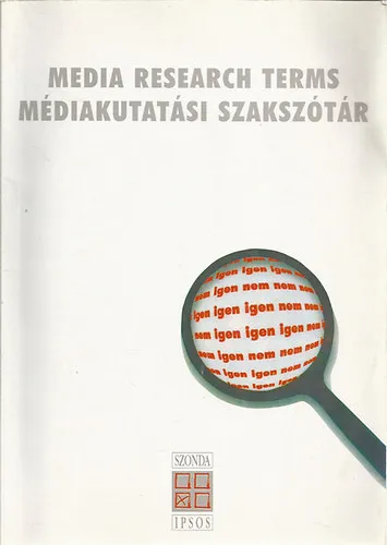 Médiakutatási szakszótár - Media Research Terms Népszerű