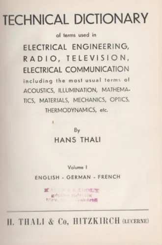 Technical dictionary Vedd meg most