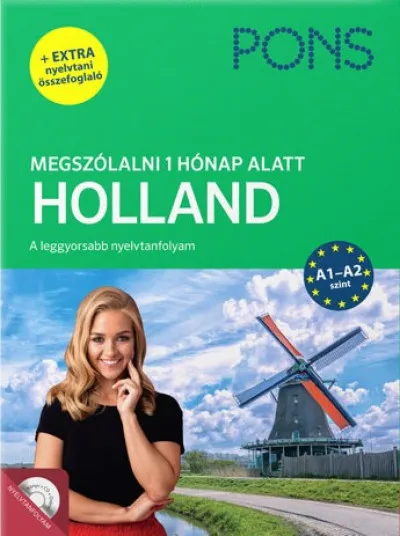 Árcsökkenés PONS Megszólalni 1 hónap alatt - Holland - A1-A2 szint (+ extra nyelvtani összefoglaló) - CD melléklettel