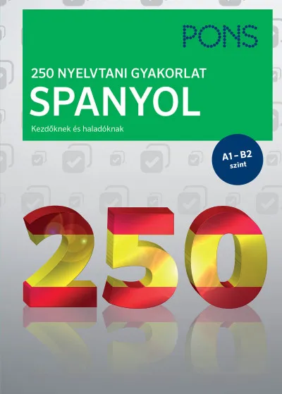 Olcsóbb PONS 250 nyelvtani gyakorlat spanyol