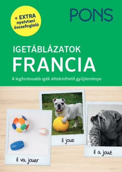 Exkluzív ajánlat PONS Igetáblázatok - Francia - A legfontosabb igék áttekinthető gyűjteménye