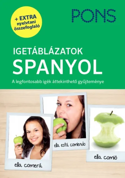 Outlet PONS Igetáblázatok - Spanyol - A legfontosabb igék áttekinthető gyűjteménye