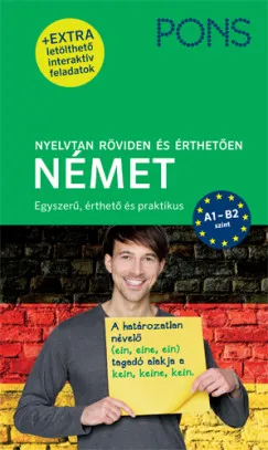 Expressz kézbesítés PONS Nyelvtan röviden és érthetően - Német - A1-B2 szint (+extra letölthető interaktív feladatok)