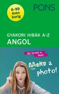 Szezonális akció PONS Gyakori hibák - Angol A-Z - 6-99 éves korig
