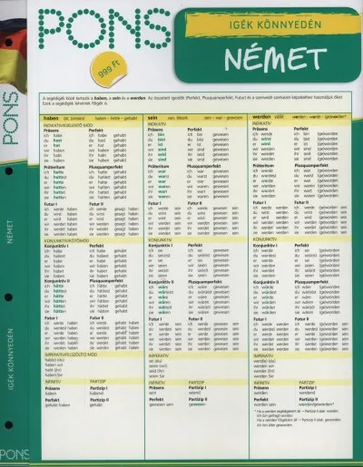 Szuper ajánlat PONS Igék könnyedén - Német
