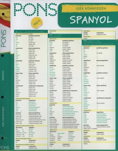 Akciós ár PONS Igék könnyedén - Spanyol