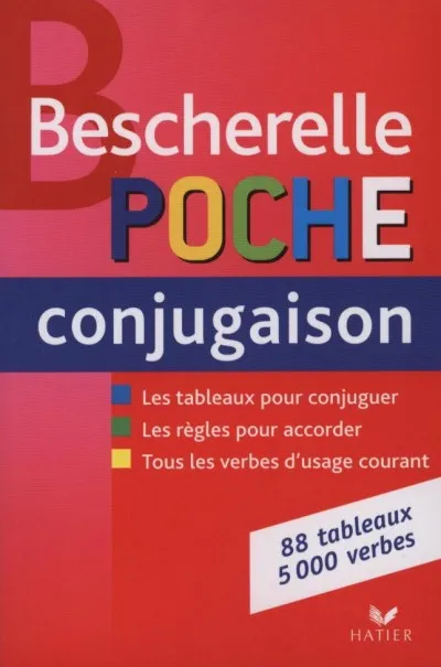 Azonnali szállítás Bescherelle Poche Conjugaison - 88 TABLEAUX - 5000 VERBES