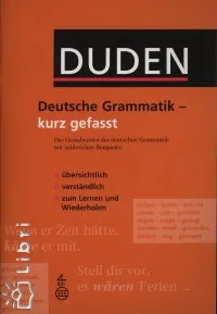 Ajánlat Deutsche grammatik - kurz gefasst - DUDEN