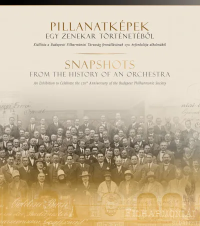 Árengedmény Pillanatképek egy zenekar történetéből / Snapshots From the History of an Orchestra - Kiállítás a Budapesti Filharmóniai Társaság fennállásának 170. évfordulója alkalmából