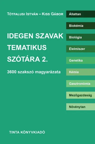 Árengedmény Idegen szavak tematikus szótára 2. - Tótfalusi István