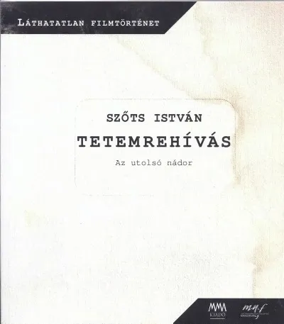 Biztonságos vásárlás Tetemrehívás - Az utolsó nádor