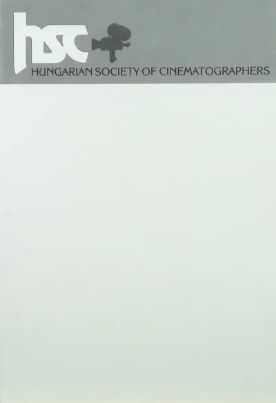Hungarian society of cinematographers - (angol nyelvű) Szuper ajánlat