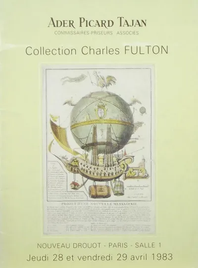 Legkelendőbb Collection Charles Fulton - Jeudi 28 et vendredi 29 avril 1983