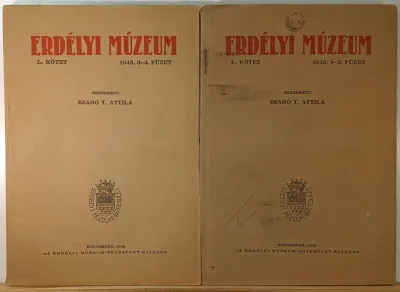 Erdélyi Múzeum L. kötet 1945. 1-4. füzet (teljes évf.) Bestseller