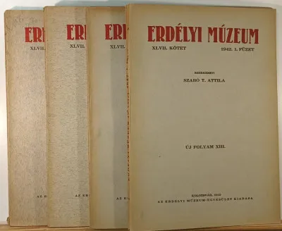 Gyors kiszállítás Erdélyi Múzeum XLVII. kötet 1942. 1-4. füzet (teljes évf.) - Új folyam XIII.