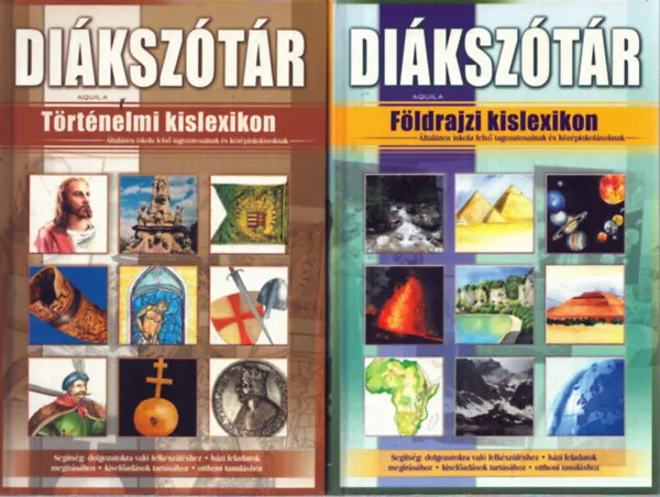 2 db Diákszótár: Történelmi kislexikon - Földrajzi kislexikon Vásárlói kedvenc