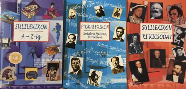 Legnépszerűbb Sulilexikon A-Z-ig, Puskalexikon, Sulilexikon - Ki kicsoda? (3 kötet)
