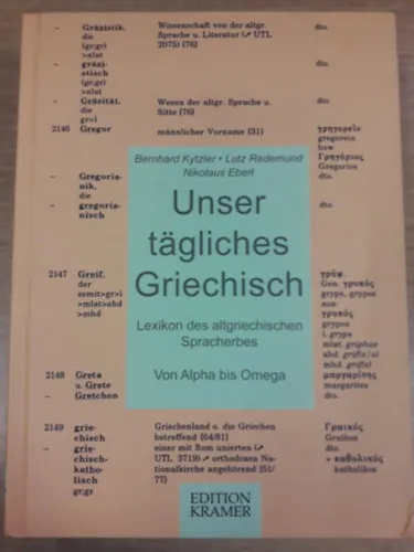 Unser tägliches Griechisch: Lexikon des griechischen Spracherbes Outlet