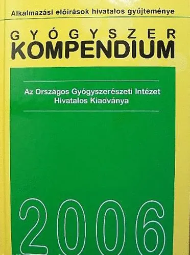 Gyógyszer Kompendium 2006 Különleges ajánlat