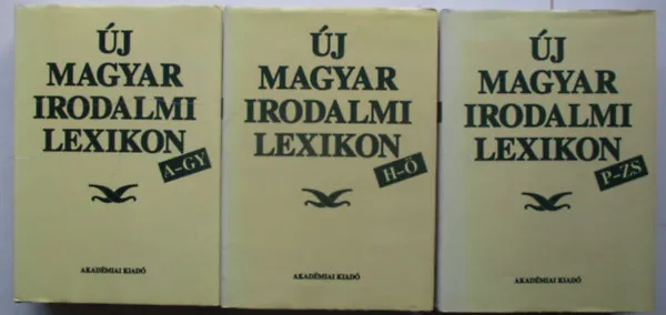 Újdonság Új Magyar Irodalmi lexikon 1-3.