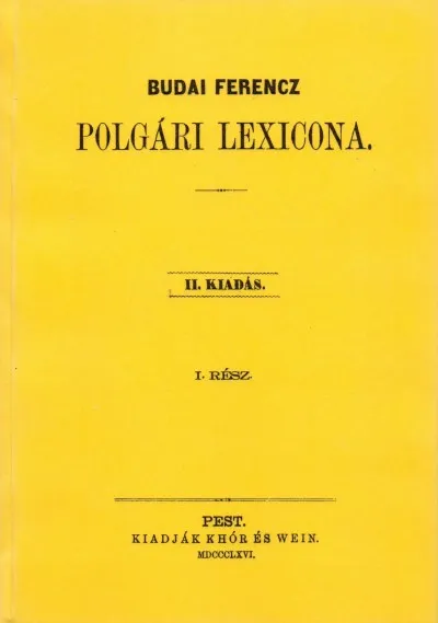 Budai Ferencz polgári lexikona I. Biztonságos vásárlás