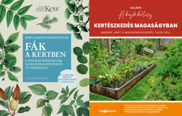 Biztonságos fizetés 2 könyv hobbikertészeknek: Fák a kertben + Kertészkedés magaságyban - Minden, amit a magaságyásokról tudni kell