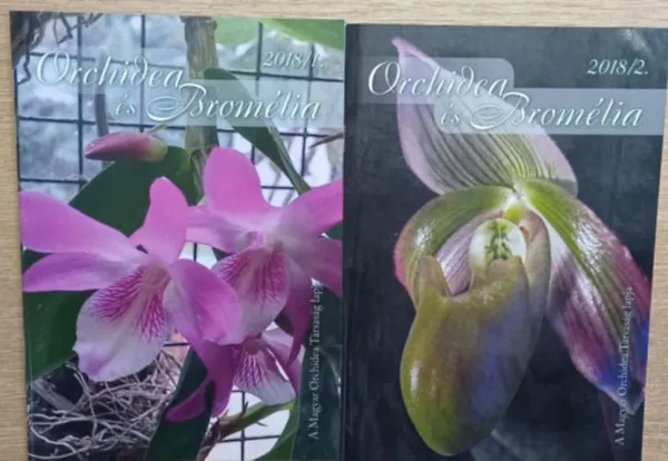 Gyors kiszállítás 2 db Orchidea és Bromélia magazin: 2018/1. és 2018/2.