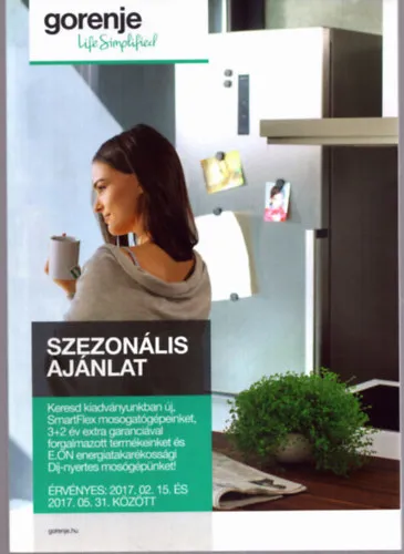 Végkiárusítás Gorenje szezonális kiadvány - 2017. február 15. - 2017. május 31.