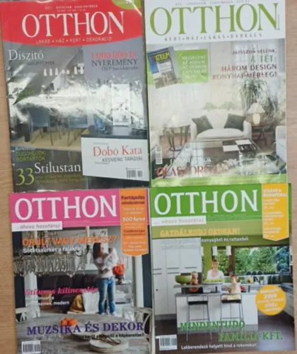 4 db Otthon magazin: 2004. május - 2006. október - 2009. augusztus - 2011. március Vedd meg online