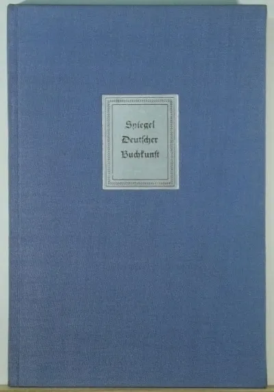 Azonnal elérhető Spiegel Deutscher Buchkunst 1955