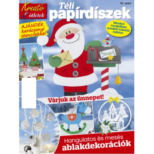 Akció Kreatív ötletek - Téli papírdíszek 2018/35