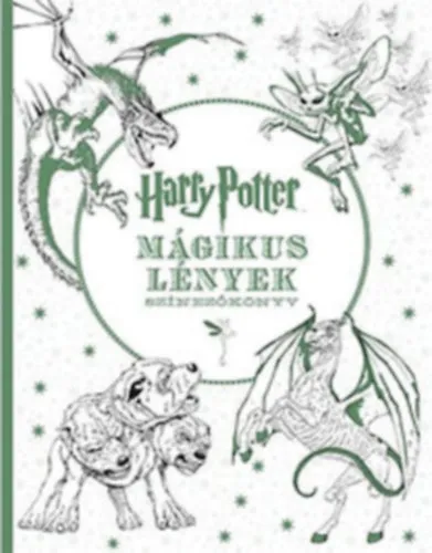 Harry Potter - Mágikus lények - Színezőkönyv Azonnali szállítás