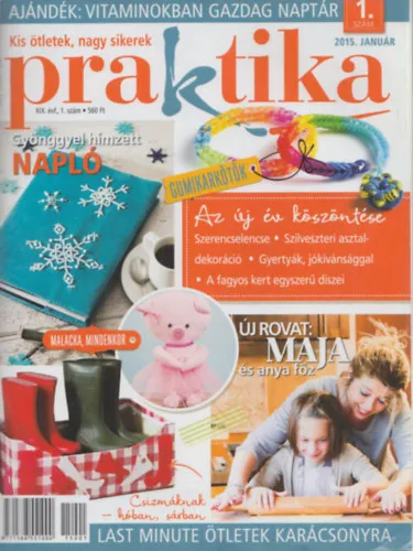 10 db Praktika - 2015 (10 db szórványszám): 2015/január, február, március, április, június, augusztus, szeptember, október, november-Advent, december Kihagyhatatlan ajánlat