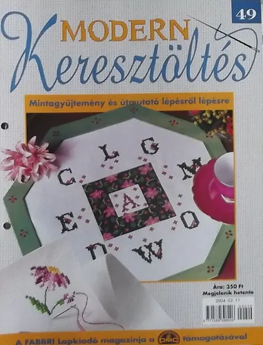 Népszerű Modern Keresztöltés 49. - Mintagyűjtemény és útmutató lépésről lépésre