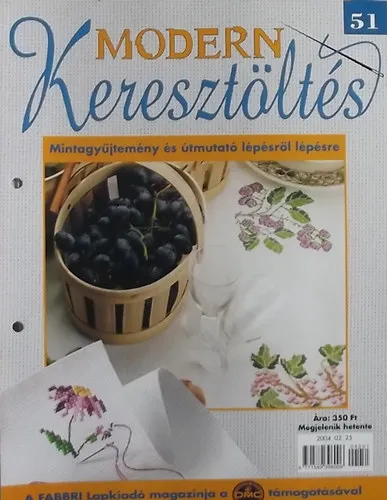 Árengedmény Modern Keresztöltés 51. - Mintagyűjtemény és útmutató lépésről lépésre