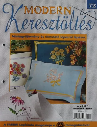 Gyors szállítás Modern Keresztöltés 72. - Mintagyűjtemény és útmutató lépésről lépésre