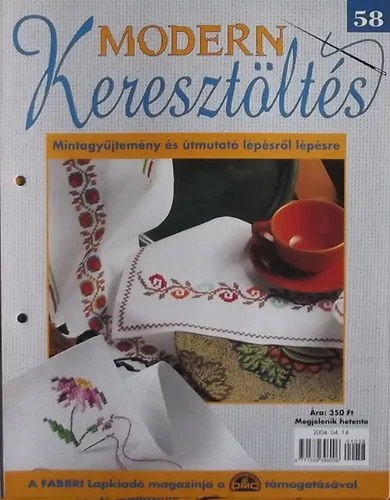 Modern Keresztöltés 58. - Mintagyűjtemény és útmutató lépésről lépésre Legjobb ár