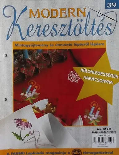 Legkelendőbb Modern Keresztöltés 39. - Mintagyűjtemény és útmutató lépésről lépésre