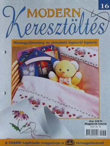 Modern Keresztöltés 16. - Mintagyűjtemény és útmutató lépésről lépésre Nézd meg most