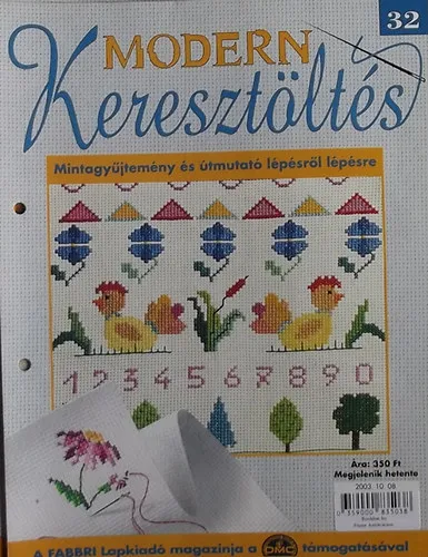 Végkiárusítás Modern Keresztöltés 32. - Mintagyűjtemény és útmutató lépésről lépésre